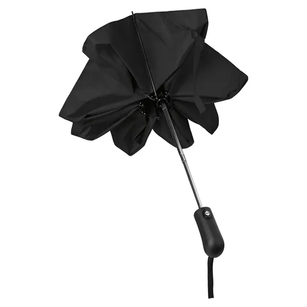 Inversion umbrella with 46" arc, auto-open and close and two-tone handle.... from ASI 61125 Hit Promotional Products / Hit®