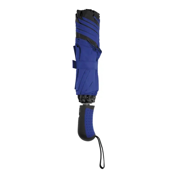 Inversion umbrella with 46" arc, auto-open and close and two-tone handle.... from ASI 61125 Hit Promotional Products / Hit®
