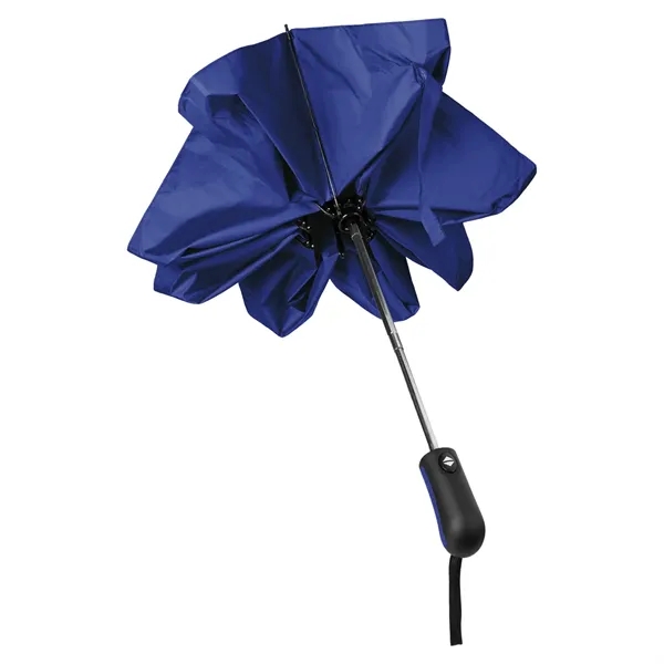 Inversion umbrella with 46" arc, auto-open and close and two-tone handle.... from ASI 61125 Hit Promotional Products / Hit®