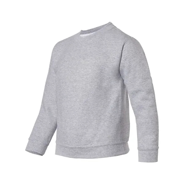 Youth 8.0 oz., 50% cotton / 50% polyester crewneck sweatshirt. Blank... from ASI 84358 S&S Activewear