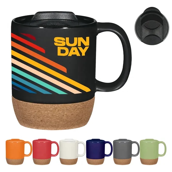 14 Oz. Full Color Cork Base Ceramic Mug... from ASI 61125 Hit Promotional Products / Hit®