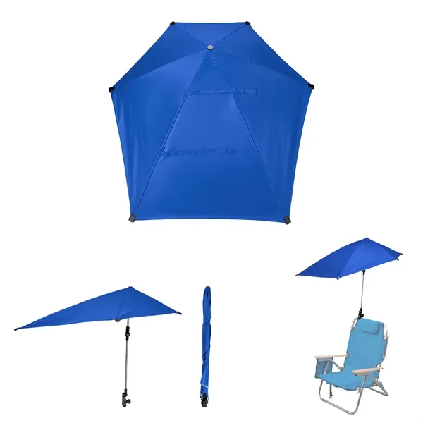 50" Arc SPF 50 Chair Umbrella With 100% rPET Canopy... from ASI 61125 Hit Promotional Products / Hit®