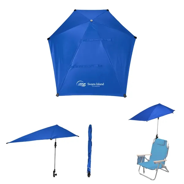 50" Arc SPF 50 Chair Umbrella With 100% rPET Canopy... from ASI 61125 Hit Promotional Products / Hit®