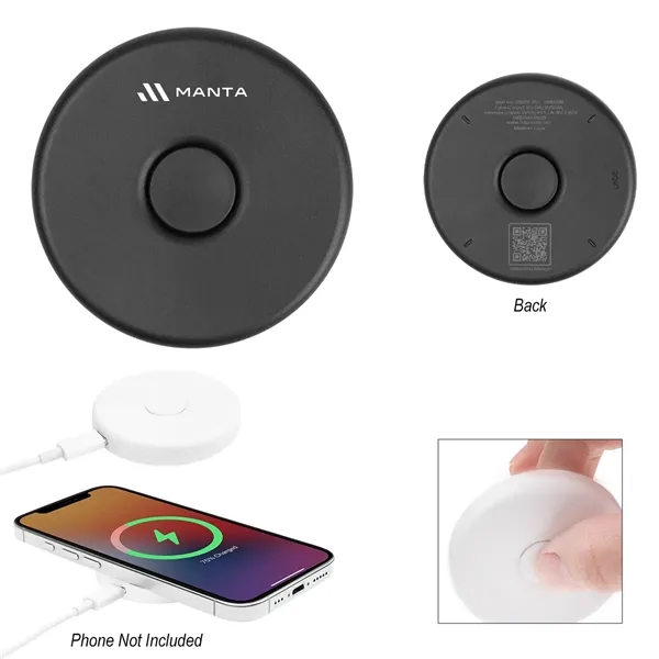 rABS Fun Spinner Wireless Charger... from ASI 61125 Hit Promotional Products / Hit®