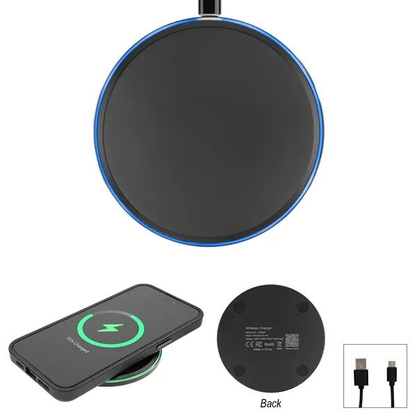15W Slim Wireless Charging Pad... from ASI 61125 Hit Promotional Products / Hit®