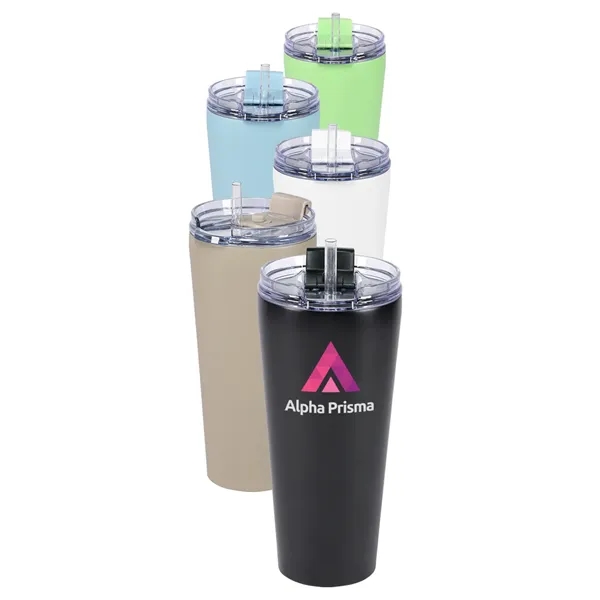 30oz Urban Peak® Cascade Pop-Up Straw Tumbler... from ASI 89320 Starline USA Inc