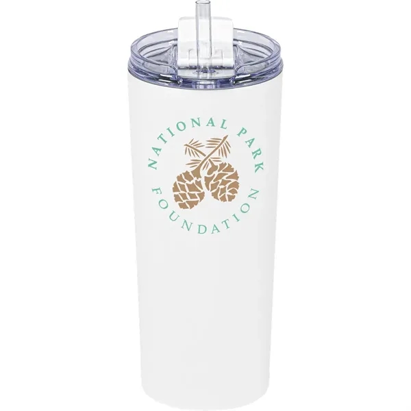 20oz Urban Peak® Cascade Pop-Up Straw Tumbler... from ASI 89320 Starline USA Inc