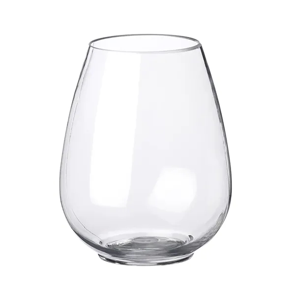 Plastic stemless wine sampler glass, 6 oz. plus 1 color silkscreen... from ASI 37218 Athena Promo (tm)