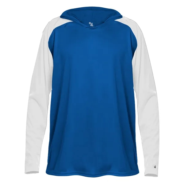 The Youth Breakout Hoodie is made from 100% polyester performance fabric... from ASI 37461 Augusta Sportswear