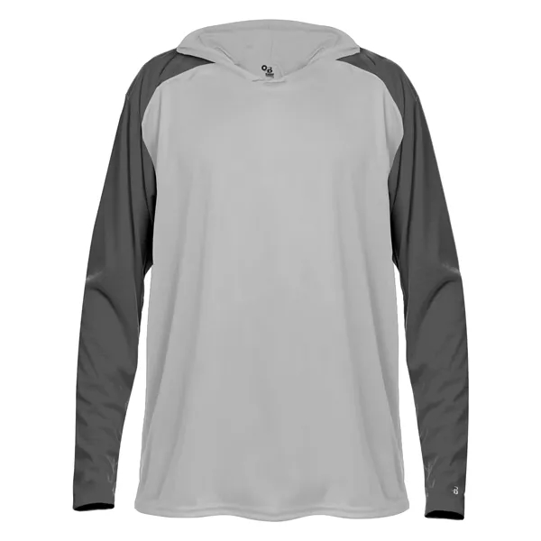 The Youth Breakout Hoodie is made from 100% polyester performance fabric... from ASI 37461 Augusta Sportswear