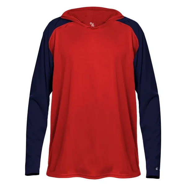 The Youth Breakout Hoodie is made from 100% polyester performance fabric... from ASI 37461 Augusta Sportswear