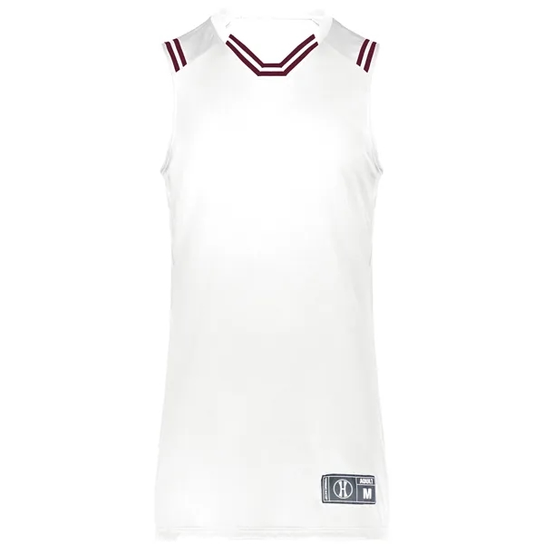 This Youth Retro Basketball Jersey is constructed from a combination of... from ASI 37461 Augusta Sportswear