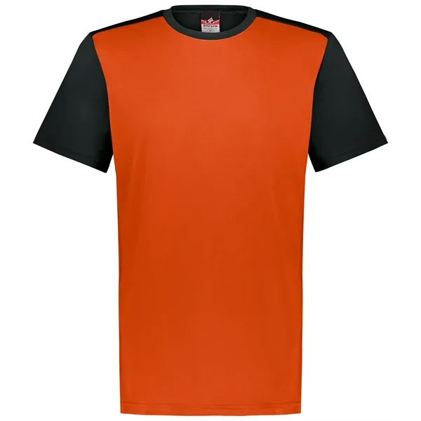 The Youth Crew Neck Baseball Jersey is made from 100% cationic... from ASI 37461 Augusta Sportswear