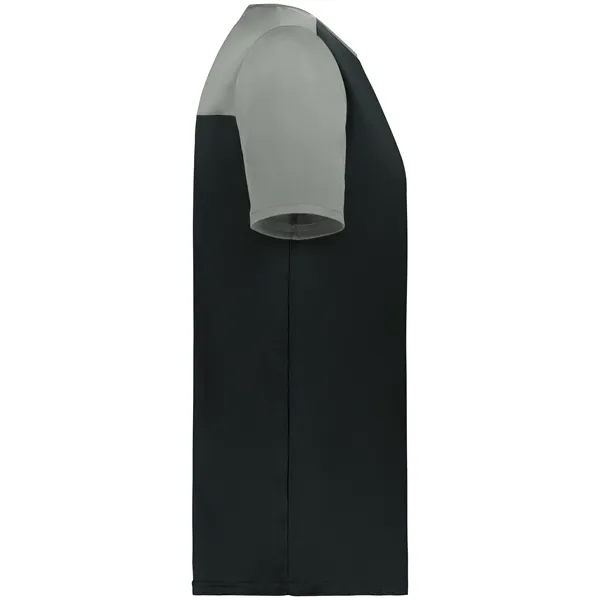 The Youth Crew Neck Baseball Jersey is made from 100% cationic... from ASI 37461 Augusta Sportswear