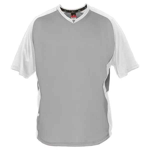 The Youth Cage Batter Short Sleeve Jacket is designed for comfort... from ASI 37461 Augusta Sportswear