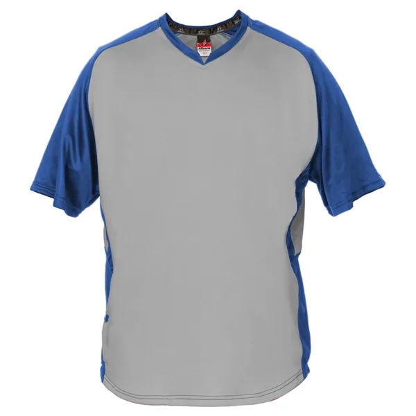 The Youth Cage Batter Short Sleeve Jacket is designed for comfort... from ASI 37461 Augusta Sportswear