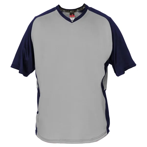 The Youth Cage Batter Short Sleeve Jacket is designed for comfort... from ASI 37461 Augusta Sportswear