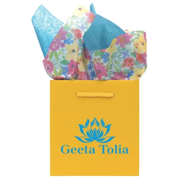 Made from 180 GSM matte laminated paper, these shopping totes feature... from ASI 75731 PWS / Pacific Western Sales/Cater Line