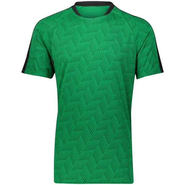 The Youth Hypervolt Soccer Jersey is made from 100% polyester wicking... from ASI 37461 Augusta Sportswear