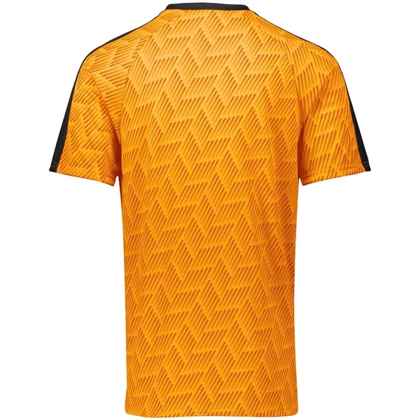 The Youth Hypervolt Soccer Jersey is made from 100% polyester wicking... from ASI 37461 Augusta Sportswear