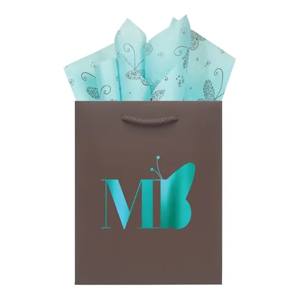 Made from 180 GSM matte laminated paper, these shopping totes feature... from ASI 75731 PWS / Pacific Western Sales/Cater Line