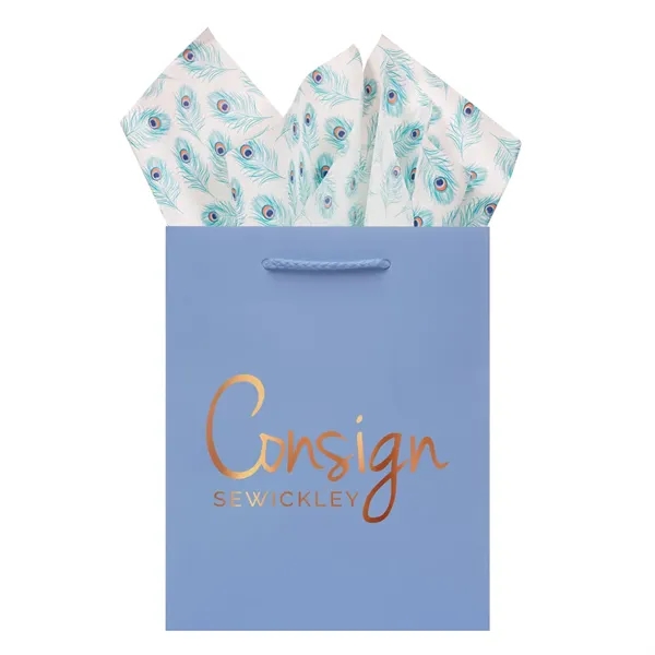 Made from 180 GSM matte laminated paper, these shopping totes feature... from ASI 75731 PWS / Pacific Western Sales/Cater Line