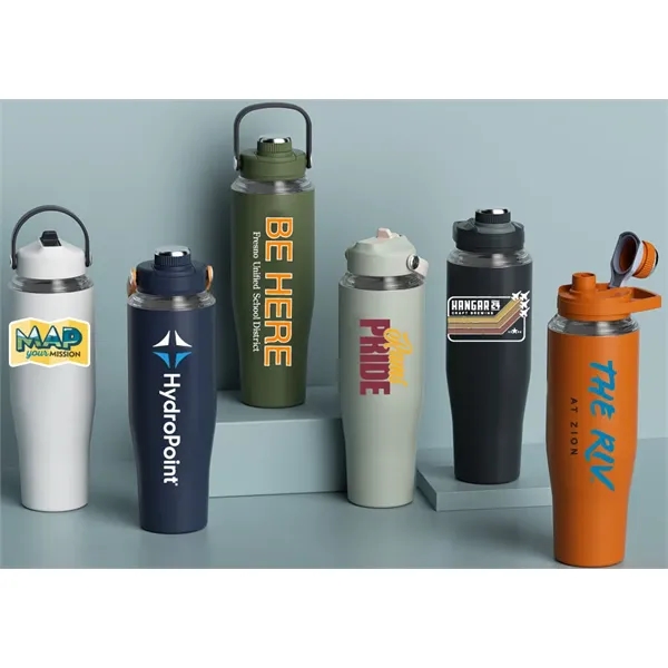 40 Oz. Stainless Steel Vacuum Insulated Tumbler with Detachable Lid... from ASI 36988 Artek USA Inc