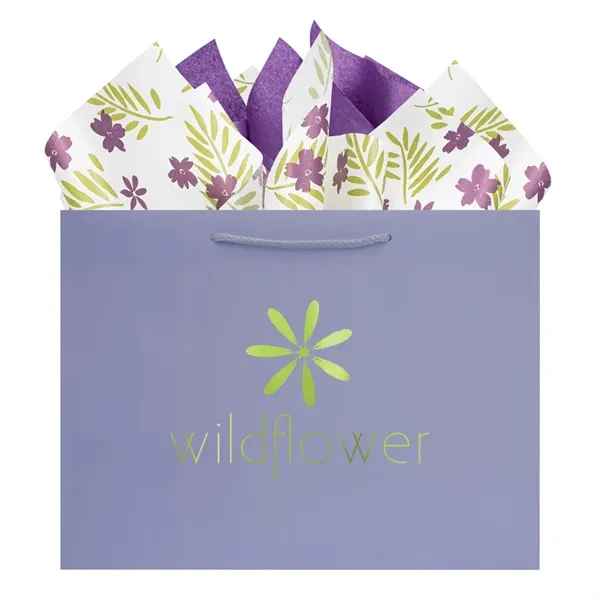 Made from 180 GSM matte laminated paper, these shopping totes feature... from ASI 75731 PWS / Pacific Western Sales/Cater Line