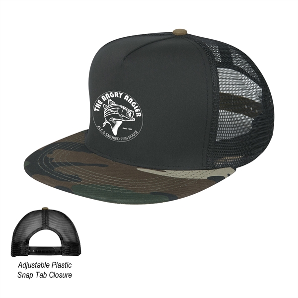 Camo Flatbill Cap... from ASI 61125 Hit Promotional Products / Hit®