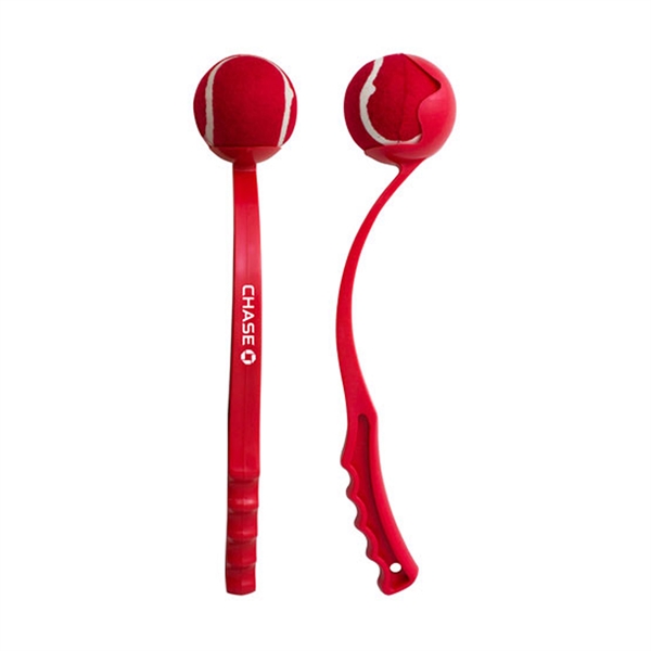 13.5" tennis ball thrower pet toy with included 2.5" diameter tennis.... from ASI 90807 Tekweld