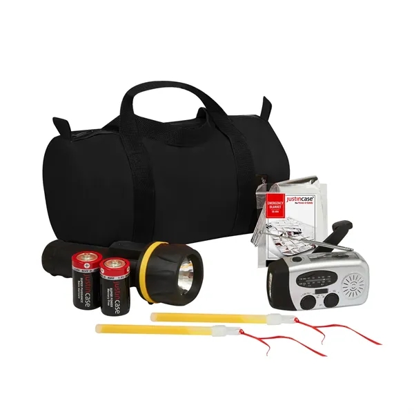 Power Outage Kit with Dynamo Solar AM-FM Radio/ Flashlight with USB... from ASI 63698 Justin Case®
