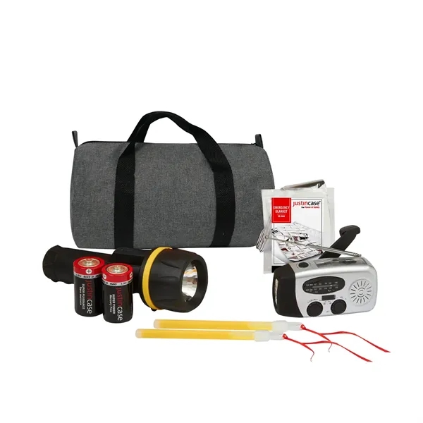 Power Outage Kit with Dynamo Solar AM-FM Radio/ Flashlight with USB... from ASI 63698 Justin Case®