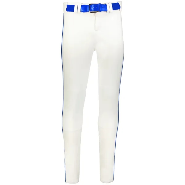The Youth Crush Tapered Baseball Pant with Braid is constructed from... from ASI 37461 Augusta Sportswear