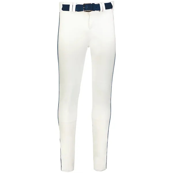 The Youth Crush Tapered Baseball Pant with Braid is constructed from... from ASI 37461 Augusta Sportswear