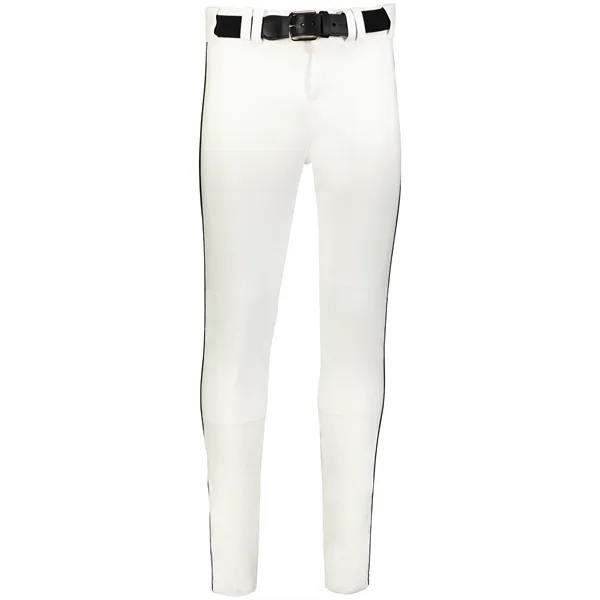 The Youth Crush Tapered Baseball Pant with Braid is constructed from... from ASI 37461 Augusta Sportswear