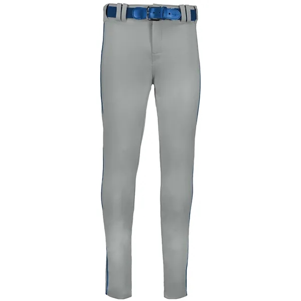 The Youth Crush Tapered Baseball Pant with Braid is constructed from... from ASI 37461 Augusta Sportswear
