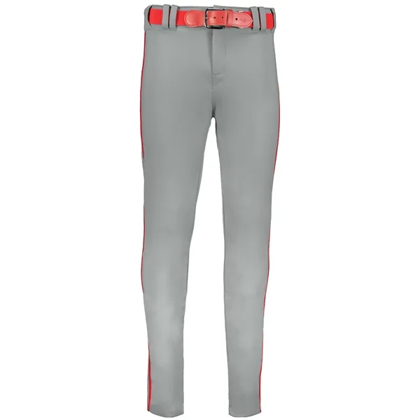 The Youth Crush Tapered Baseball Pant with Braid is constructed from... from ASI 37461 Augusta Sportswear