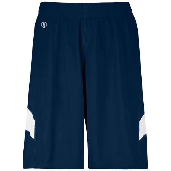 The Youth Dual-Side Single Ply Basketball Shorts feature a color side... from ASI 37461 Augusta Sportswear