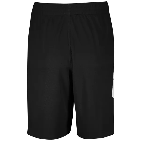 The Youth Dual-Side Single Ply Basketball Shorts feature a color side... from ASI 37461 Augusta Sportswear