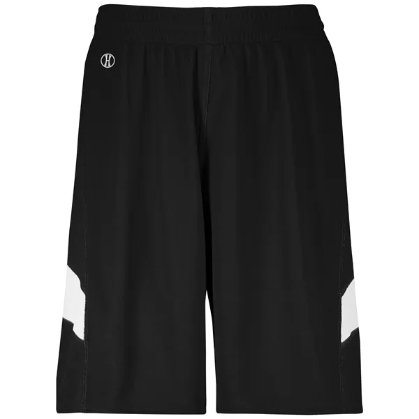 The Youth Dual-Side Single Ply Basketball Shorts feature a color side... from ASI 37461 Augusta Sportswear