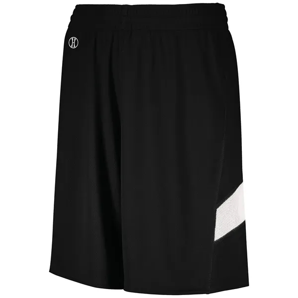 The Youth Dual-Side Single Ply Basketball Shorts feature a color side... from ASI 37461 Augusta Sportswear