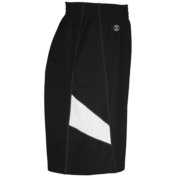 The Youth Dual-Side Single Ply Basketball Shorts feature a color side... from ASI 37461 Augusta Sportswear