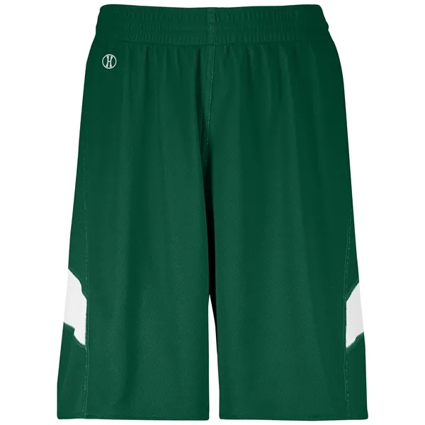 The Youth Dual-Side Single Ply Basketball Shorts feature a color side... from ASI 37461 Augusta Sportswear