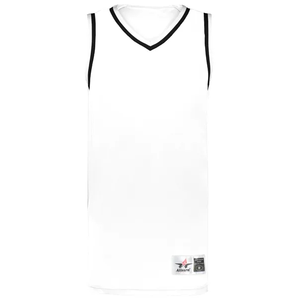 The Youth Retro Basketball Jersey is made from 100% lightweight polyester... from ASI 37461 Augusta Sportswear