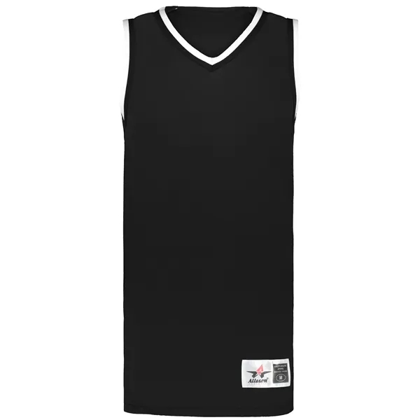 The Youth Retro Basketball Jersey is made from 100% lightweight polyester... from ASI 37461 Augusta Sportswear