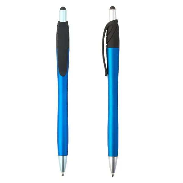 Velvet touch retractable ballpoint stylus pen plus 1 color silkscreen imprint... from ASI 37218 Athena Promo (tm)