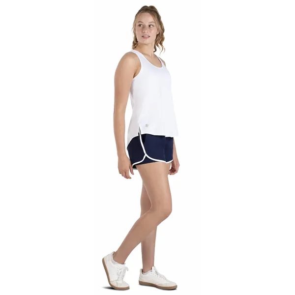 Ladie's breathable court shorts with a 4" inseam.... from ASI 37461 Augusta Sportswear / Holloway Sportswear