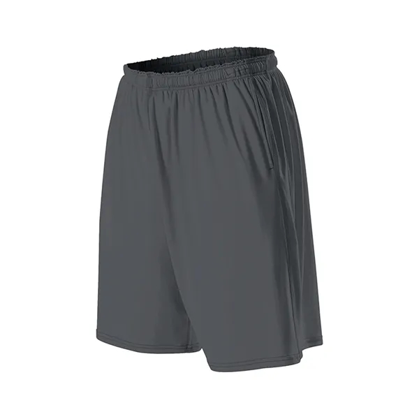The Flat Knit Tech Youth Short is made from 100% flat... from ASI 37461 Augusta Sportswear