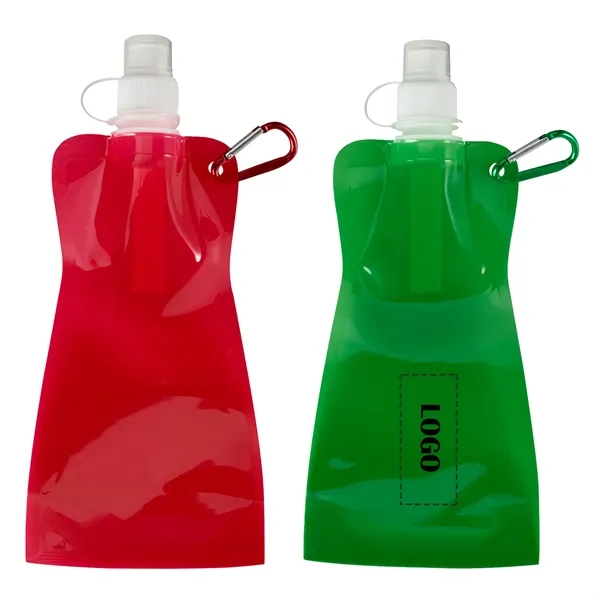 Portable collapsible bottle pouch, 16 oz. plus 1 color silkscreen imprint... from ASI 37218 Athena Promo (tm)