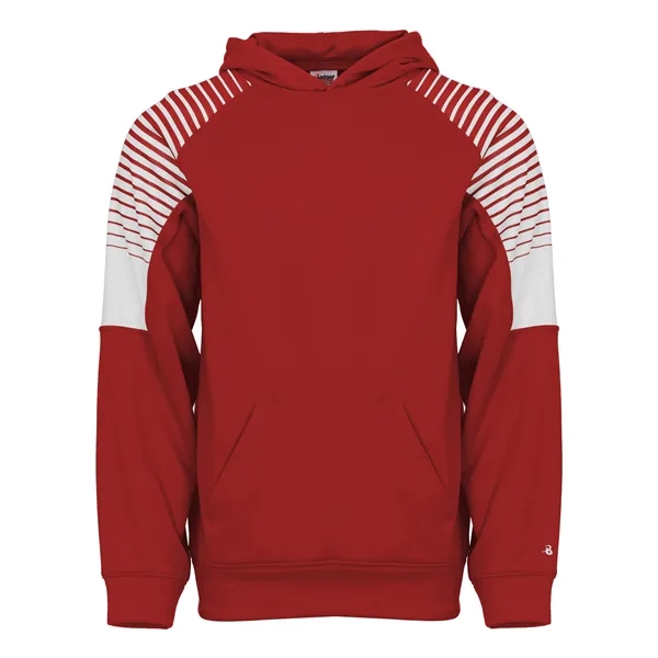 The Youth Lineup Hoodie is made from 100% polyester moisture-management fleece... from ASI 37461 Augusta Sportswear